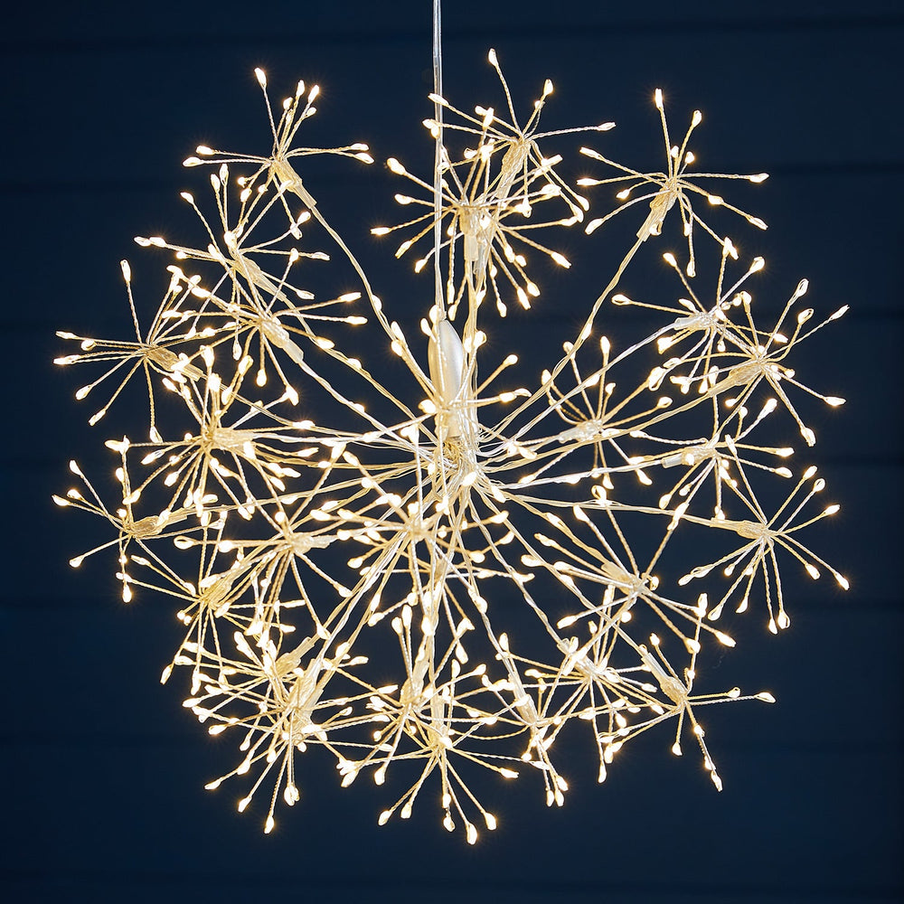 Warm White Starburst Christmas Light