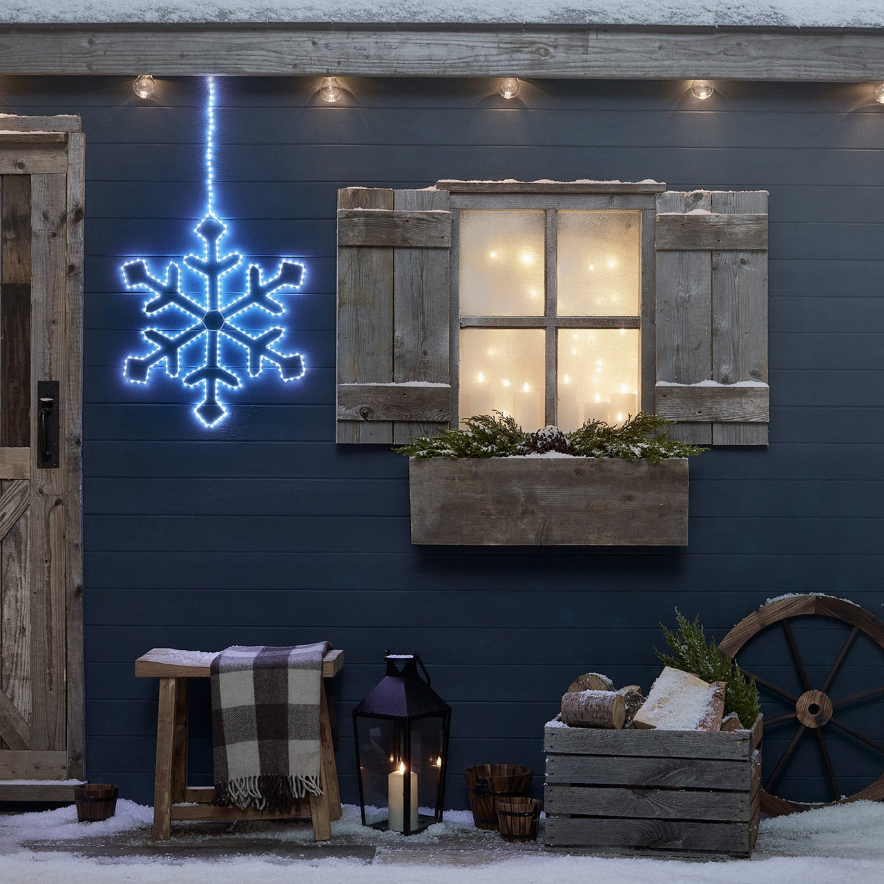57cm Snowflake Christmas Outdoor Decoration