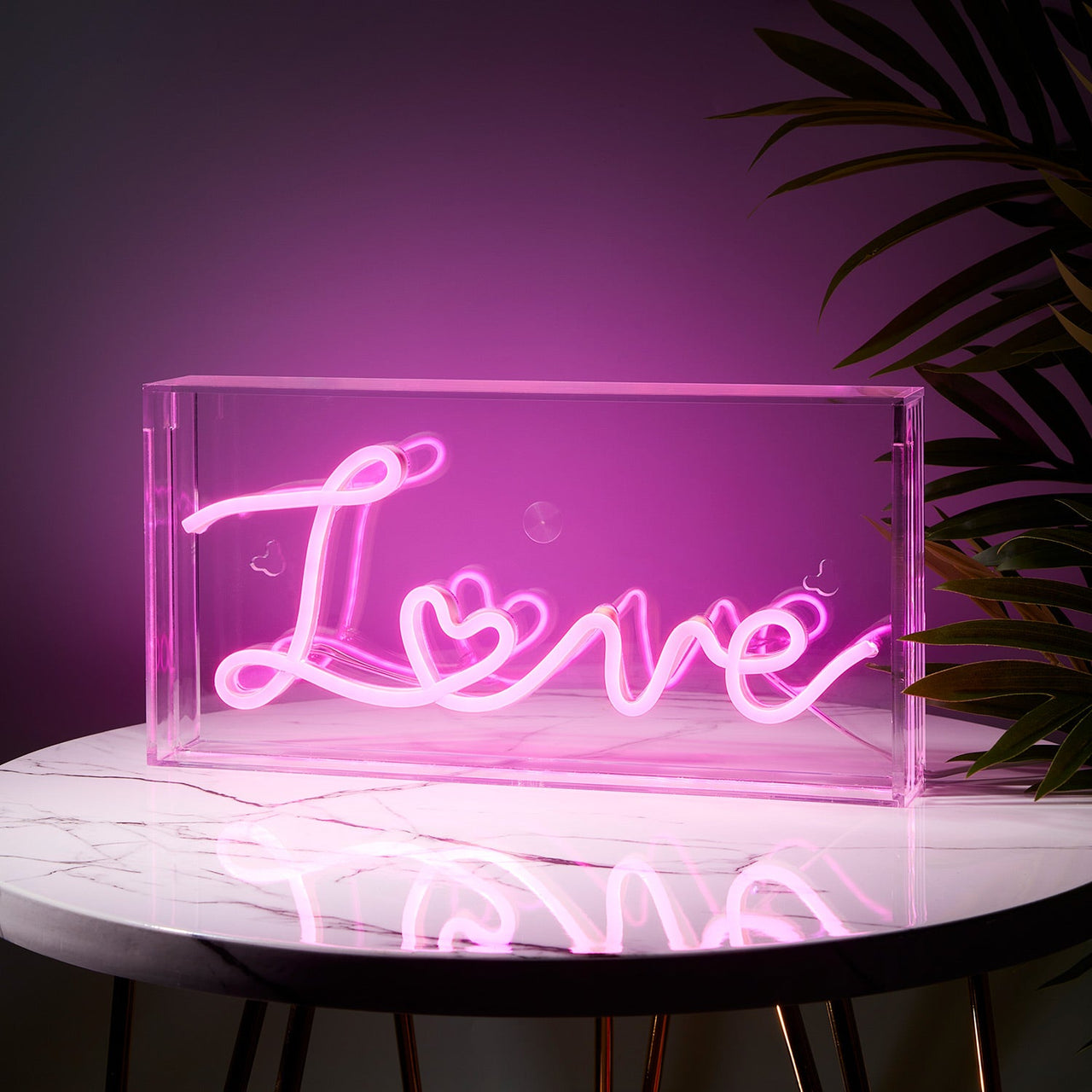 Pink Love Neon Wall Light