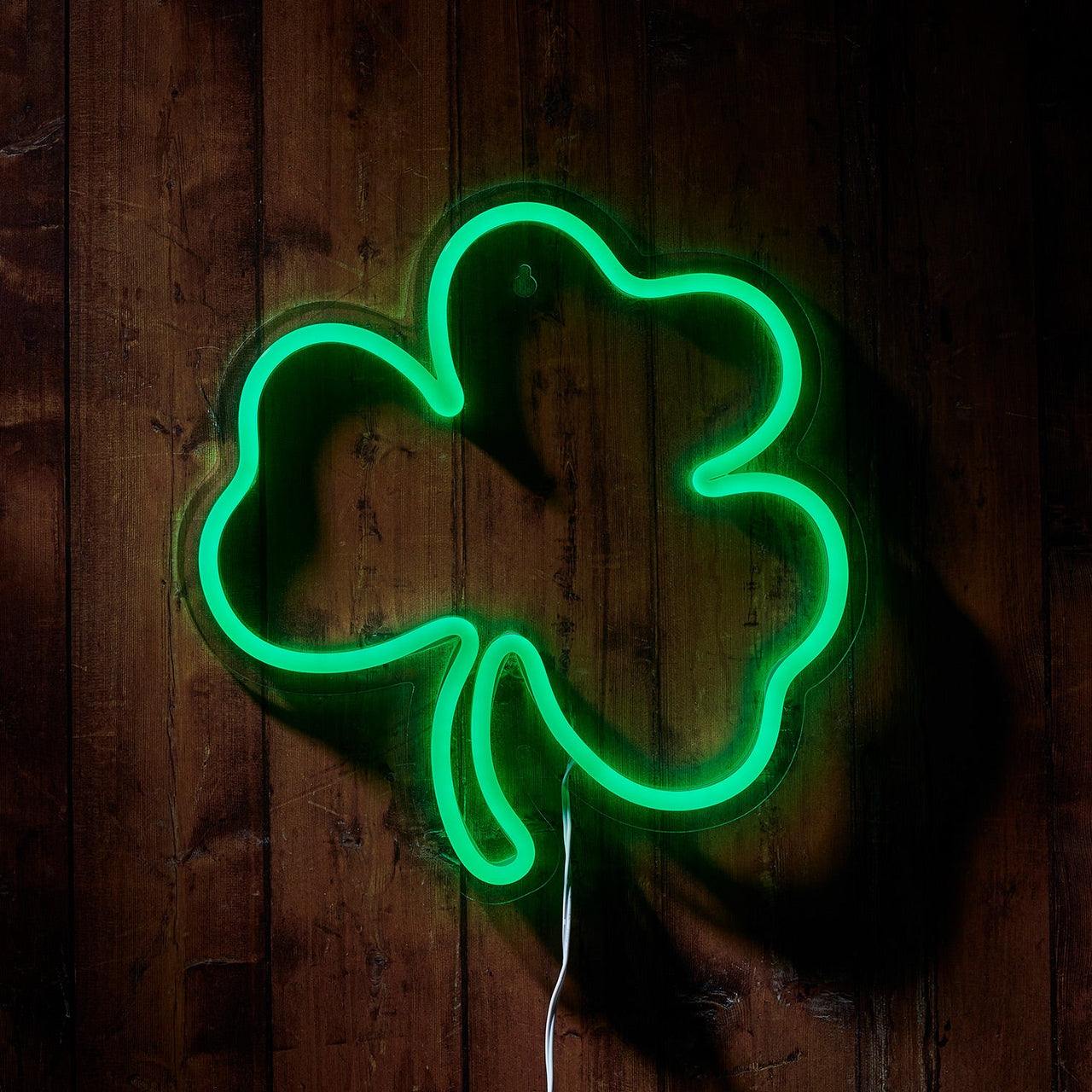 Shamrock Neon Wall Light