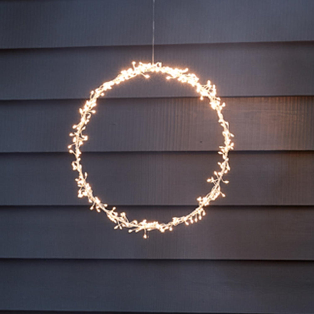 Large Starburst Wreath Outdoor Light