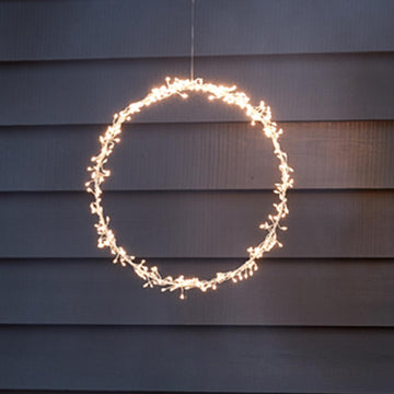 Large Starburst Wreath Outdoor Light