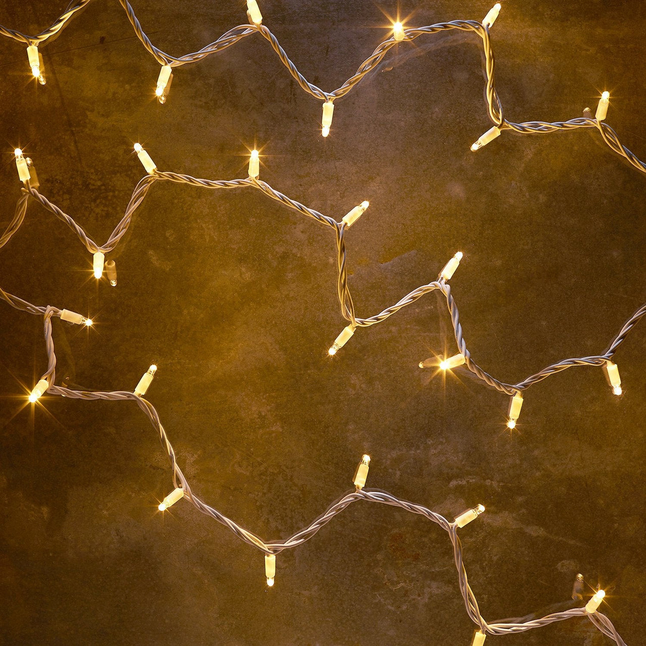 Pro Connect 160m 1600 Warm White Connectable String Lights White Cable