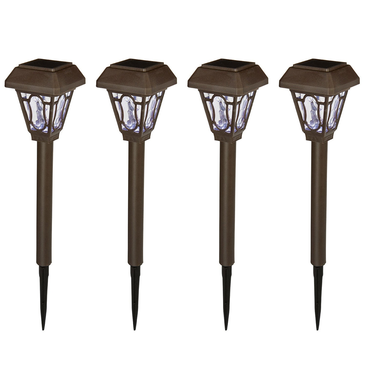 4 Edwardian Solar Stake Lights