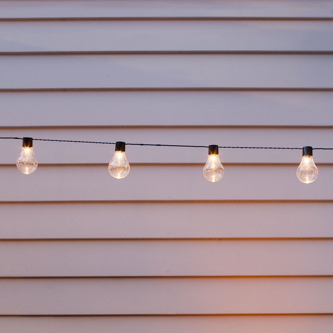 10 Warm White Carnival Solar Festoon Lights