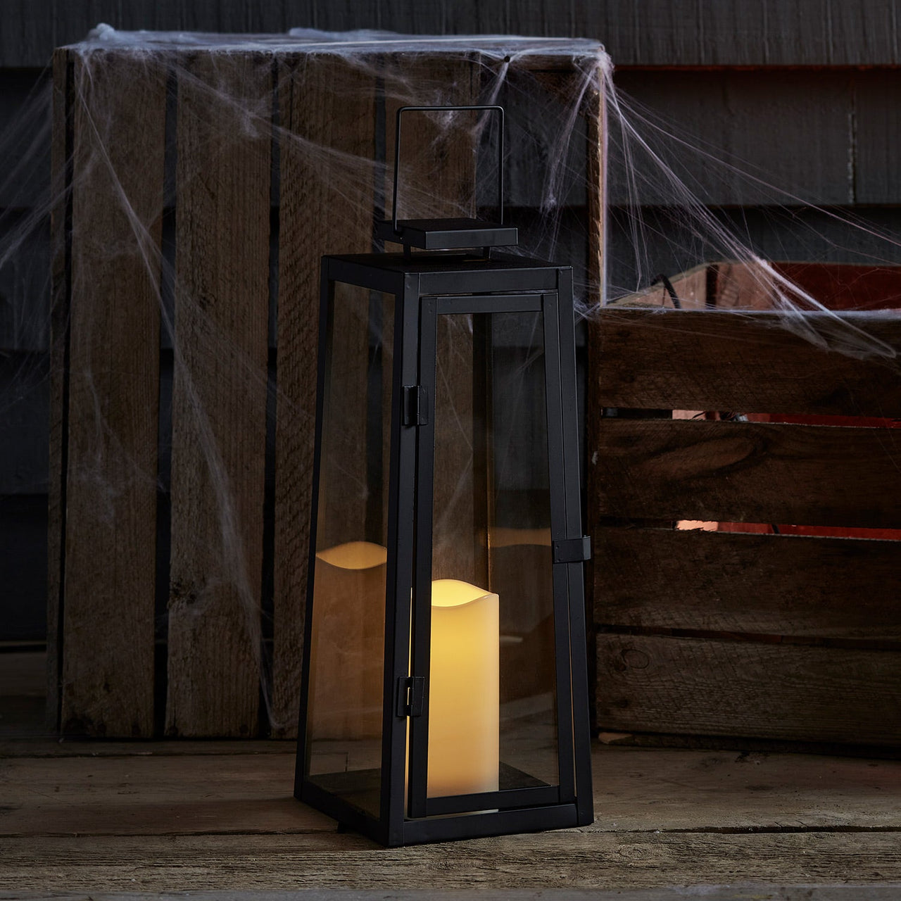 Porto Large Solar Garden Lantern
