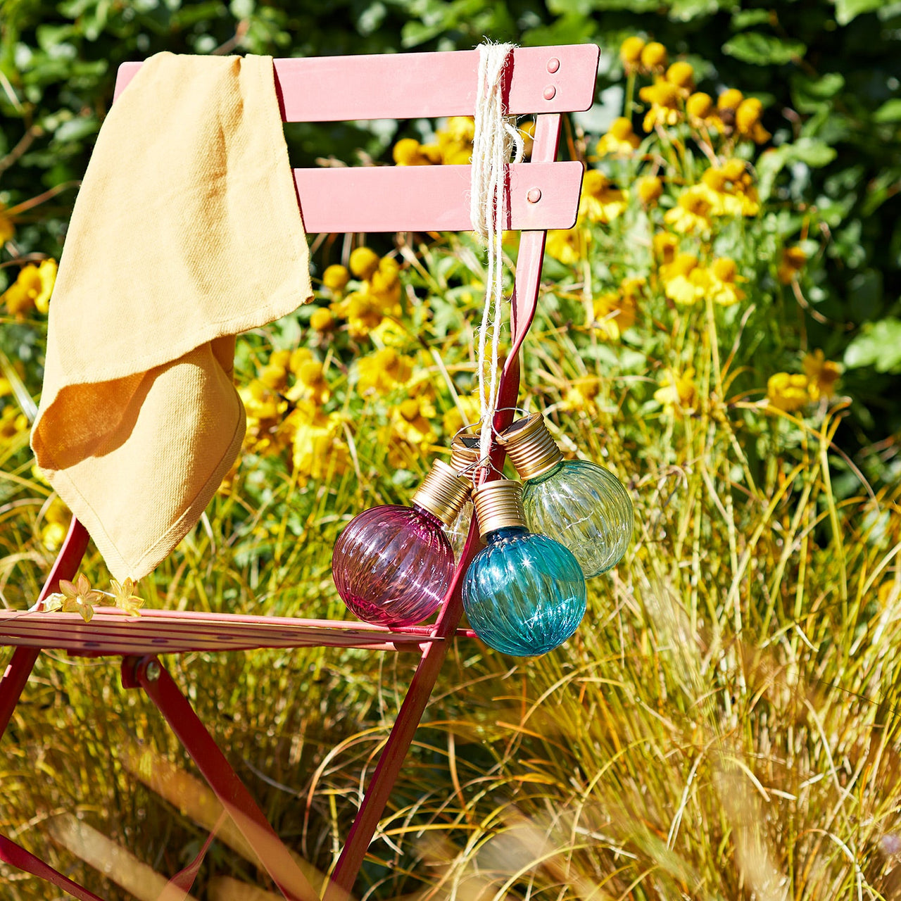 4 Hanging Solar Lights