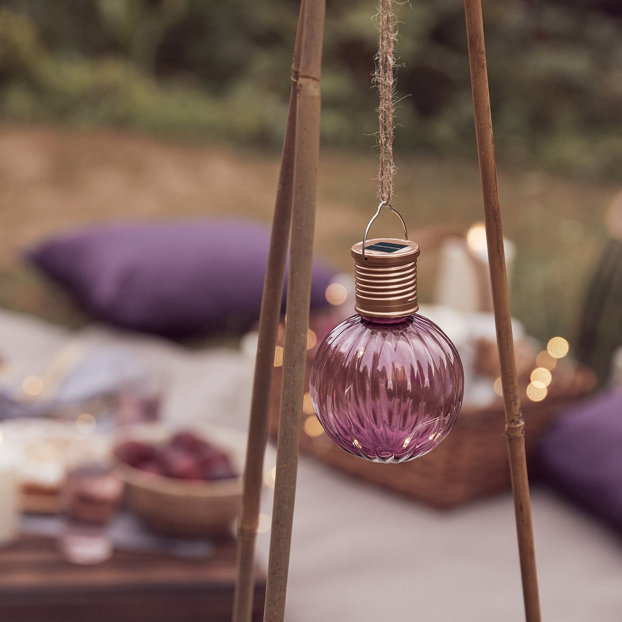 4 Hanging Solar Lights