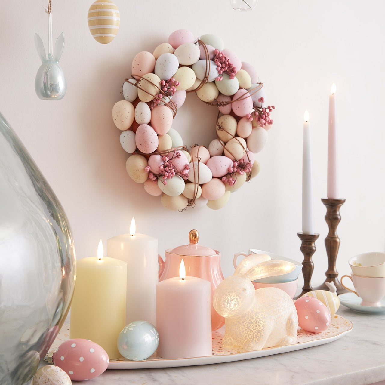 33cm Egg Easter Wreath