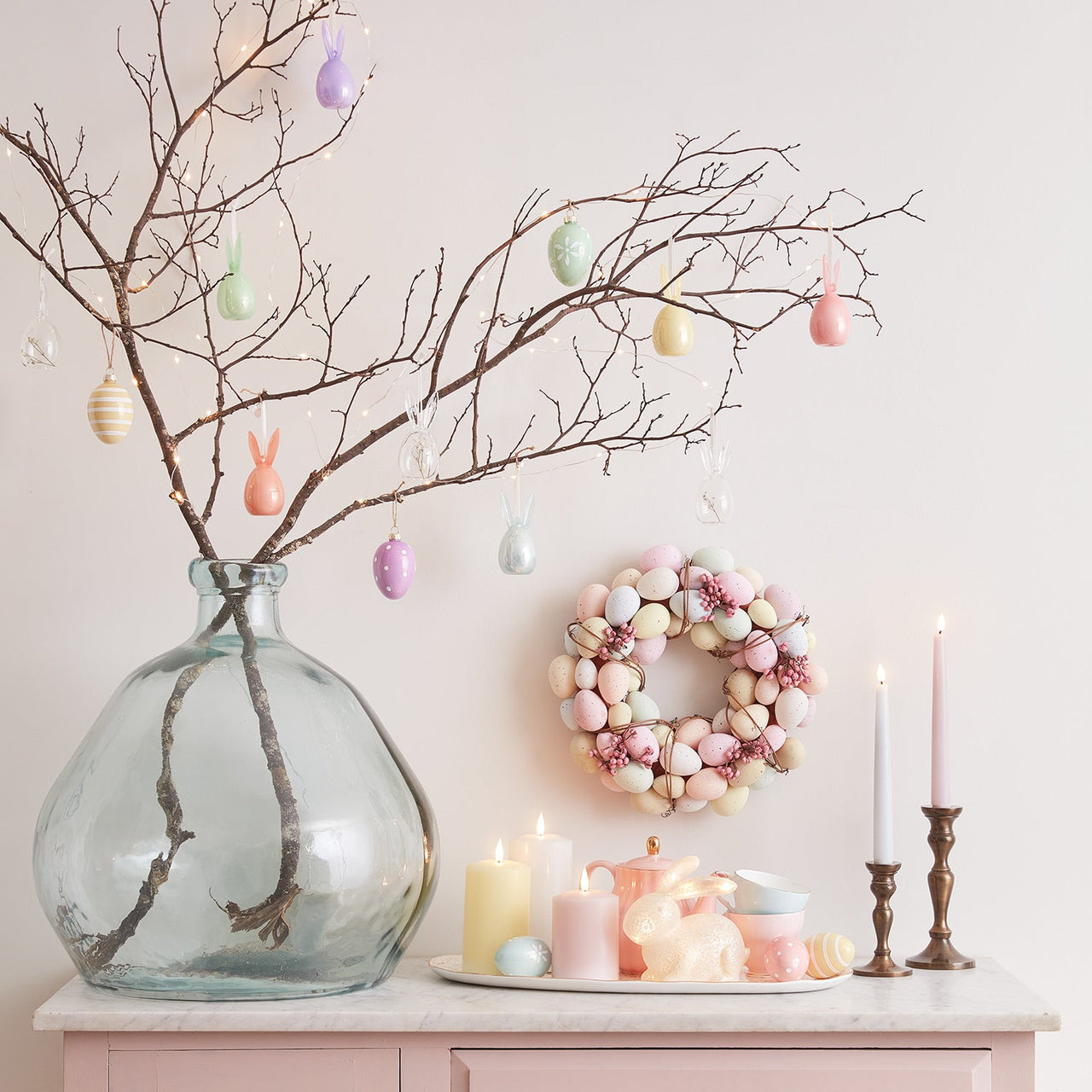 6 TruGlow® Pastel LED Taper Candles with Remote Control