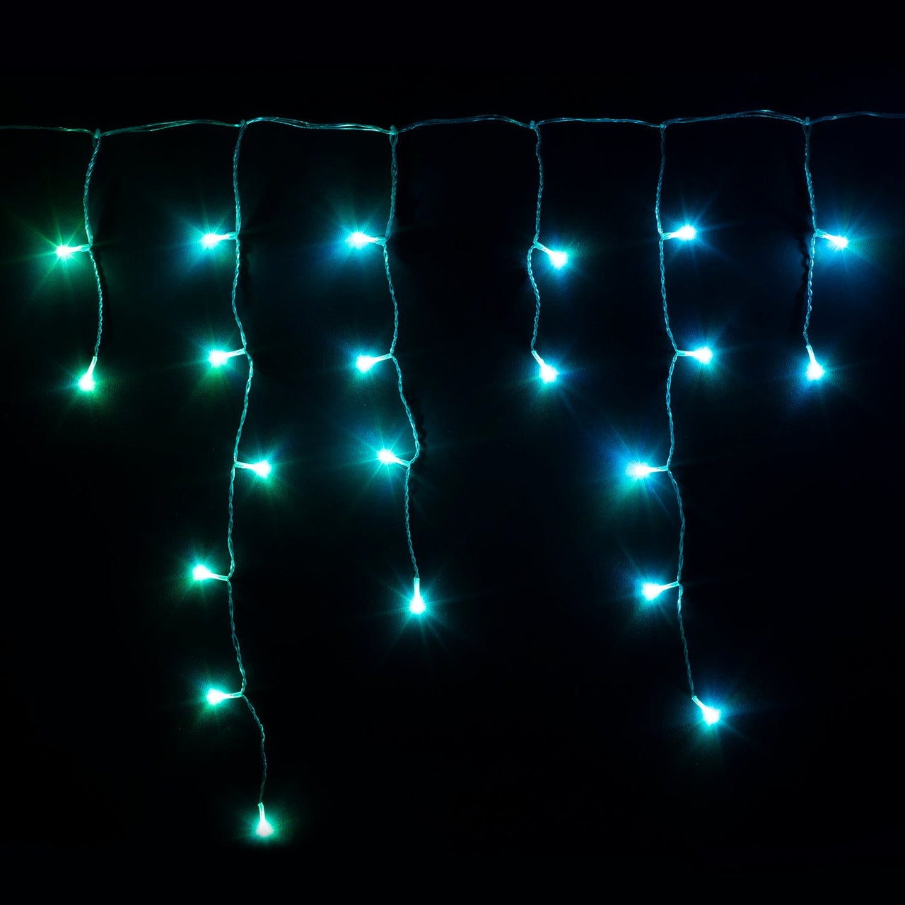 5m 190 LED Twinkly Smart App Controlled Icicle Lights Multi Coloured & White Edition