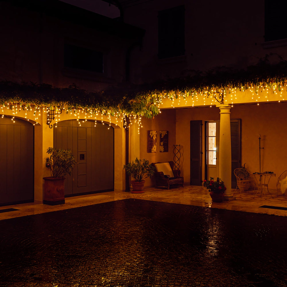 5m 190 LED Twinkly Smart App Controlled Icicle Lights Multi Coloured & White Edition