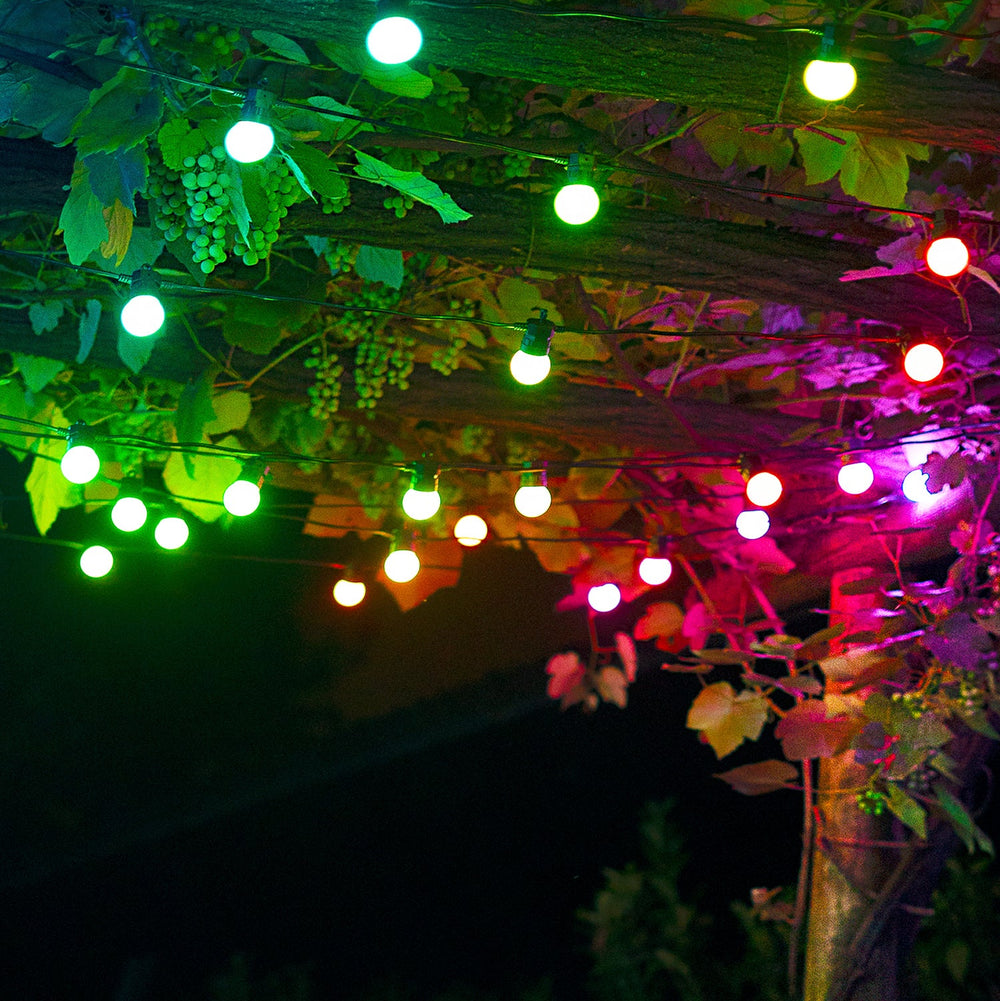 20m 40 LED Twinkly Smart App Controlled Festoon Lights Multi Coloured