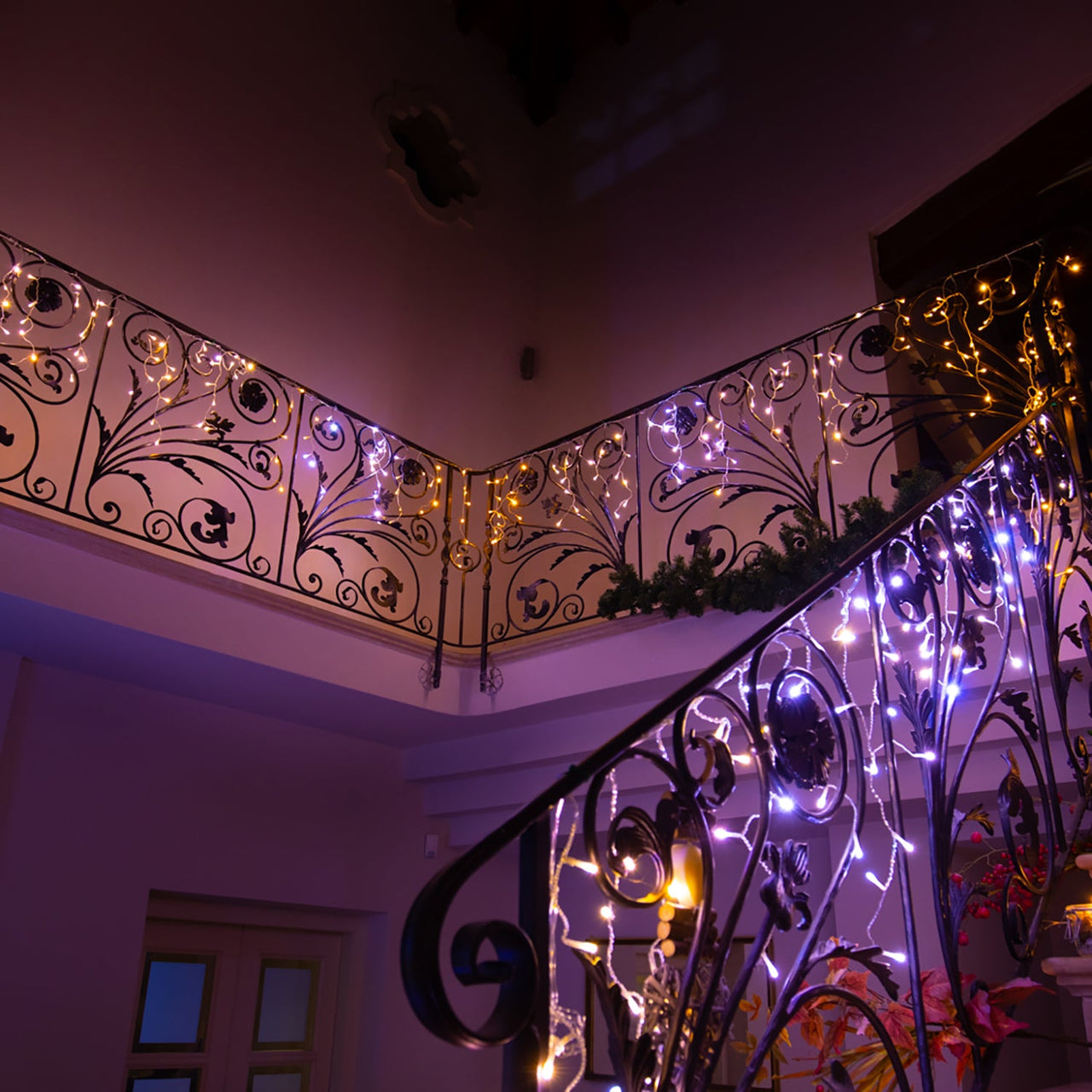 5m 190 LED Twinkly Smart App Controlled Icicle Lights Gold & Silver Edition