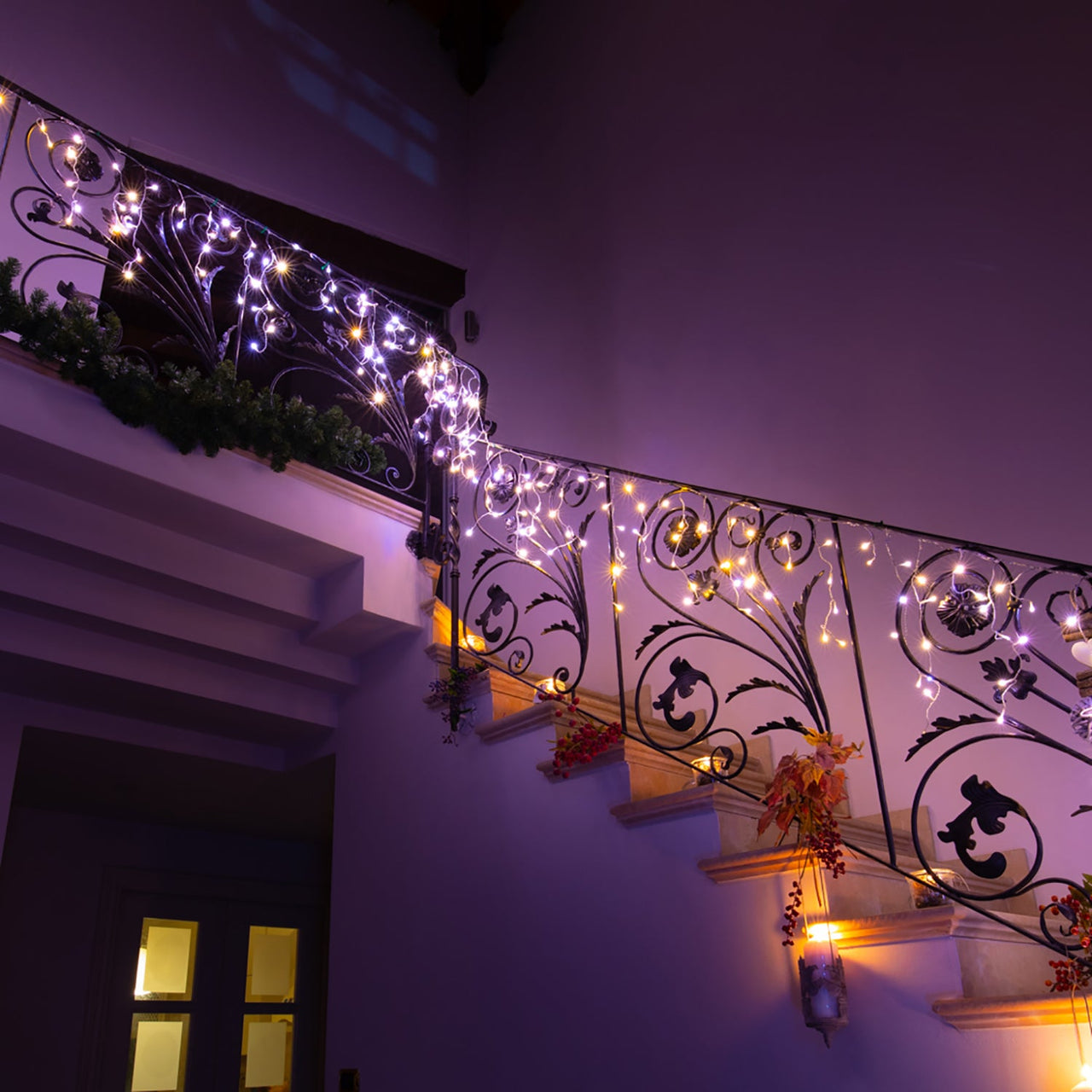 5m 190 LED Twinkly Smart App Controlled Icicle Lights Gold & Silver Edition