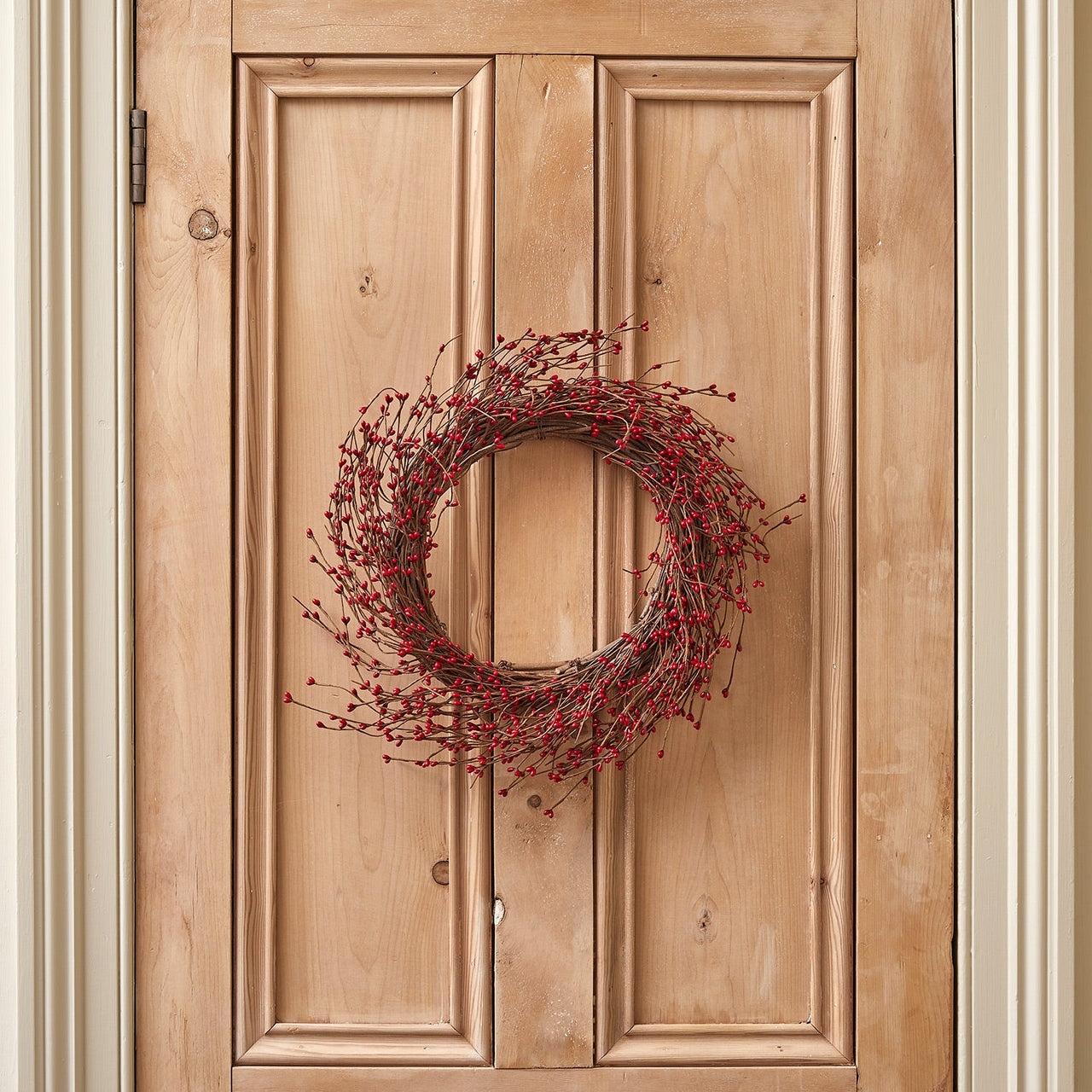 40cm Red Rice Berry Christmas Wreath
