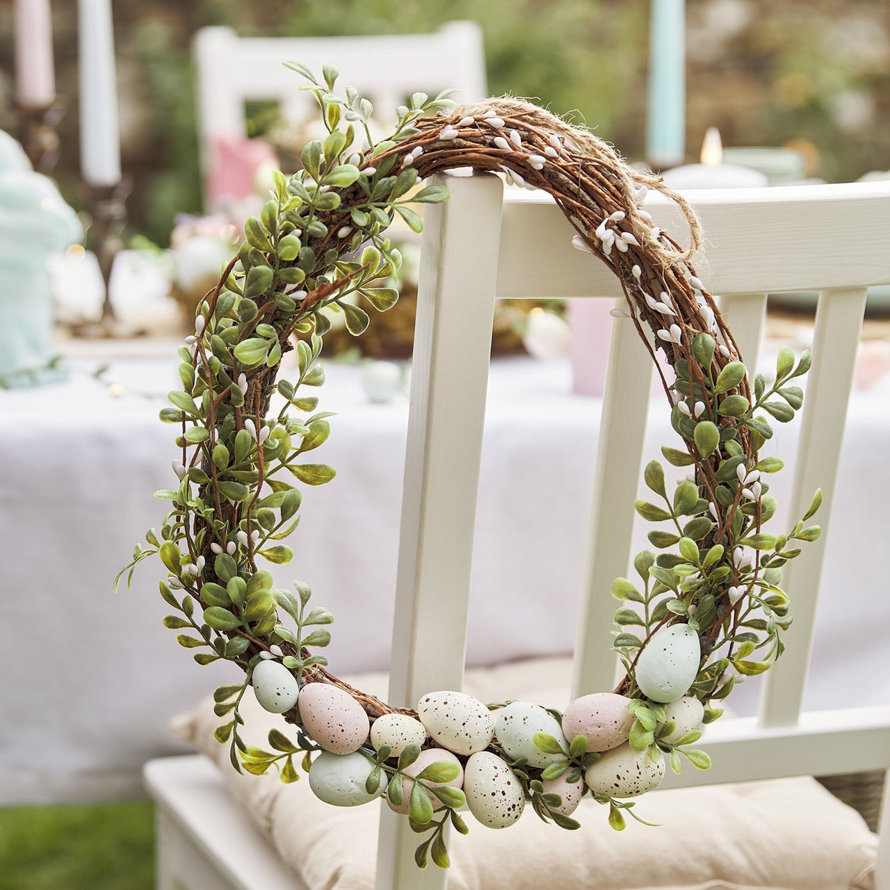 35cm Egg Easter Wreath