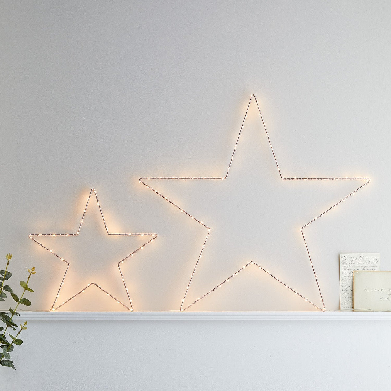 60cm Rose Gold Osby Star Window Light