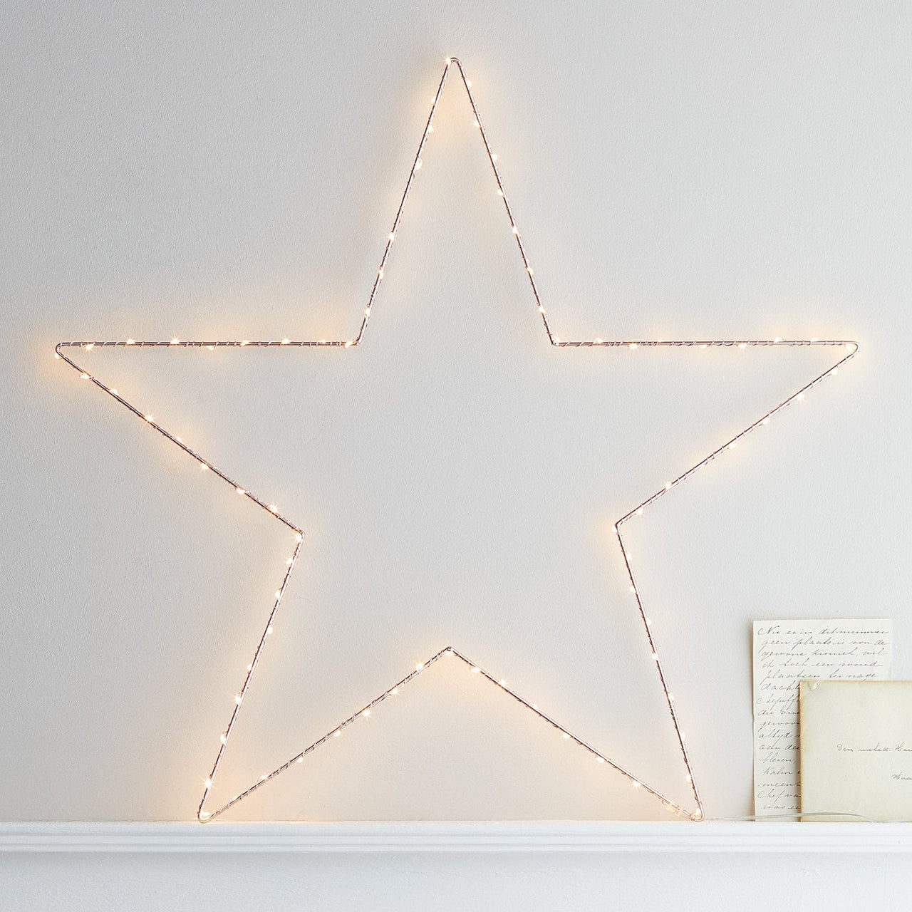 60cm Rose Gold Osby Star Window Light